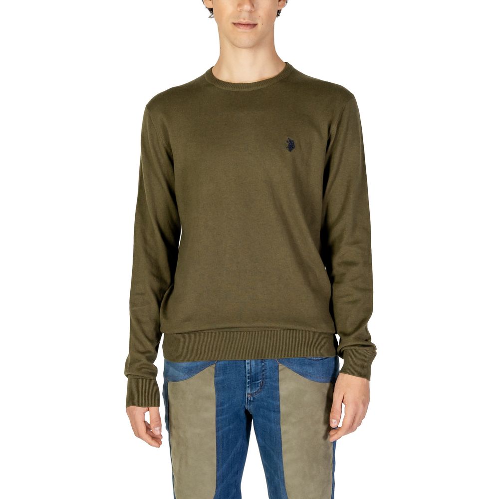 U.S. POLO ASSN. Green Cotton Sweater -   -  U.S. POLO ASSN..