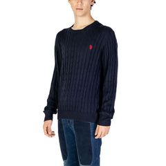U.S. POLO ASSN. Blue Cotton Sweater -   -  U.S. POLO ASSN..
