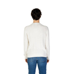 U.S. POLO ASSN. White Cotton Sweater -   -  U.S. POLO ASSN..