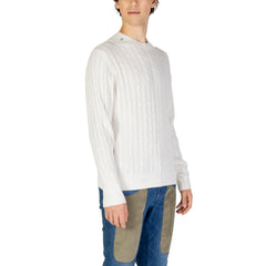 U.S. POLO ASSN. White Cotton Sweater -   -  U.S. POLO ASSN..