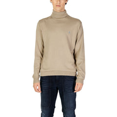 U.S. POLO ASSN. Beige Cotton Turtleneck -   -  U.S. POLO ASSN..