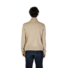 U.S. POLO ASSN. Beige Cotton Turtleneck -   -  U.S. POLO ASSN..