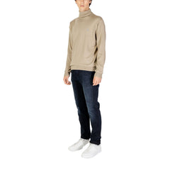 U.S. POLO ASSN. Beige Cotton Turtleneck -   -  U.S. POLO ASSN..