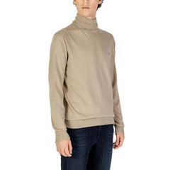 U.S. POLO ASSN. Beige Cotton Turtleneck -   -  U.S. POLO ASSN..