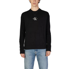 Calvin Klein Jeans Black Cotton Sweater -   -  Calvin Klein Jeans.