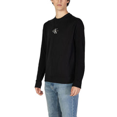 Calvin Klein Jeans Black Cotton Sweater -   -  Calvin Klein Jeans.
