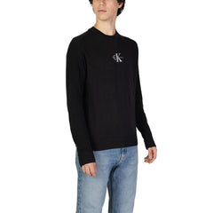 Calvin Klein Jeans Black Cotton Sweater -   -  Calvin Klein Jeans.