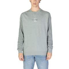 Calvin Klein Jeans Green Cotton Sweater -   -  Calvin Klein Jeans.