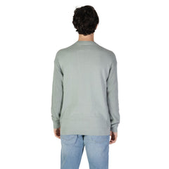 Calvin Klein Jeans Green Cotton Sweater -   -  Calvin Klein Jeans.