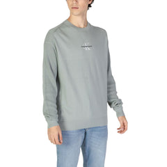 Calvin Klein Jeans Green Cotton Sweater -   -  Calvin Klein Jeans.