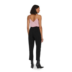 Vila Clothes Black Viscose Cropped Pant -   -  Vila Clothes.