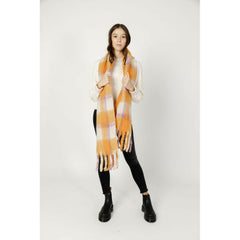 Only Orange Polyester Scarf -   -  Only.