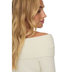 Only Cream Viscose Sweater -   -  Only.