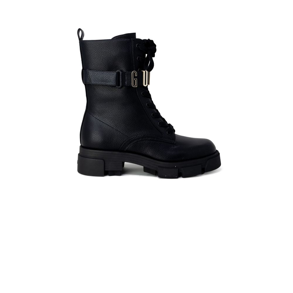 Guess Black Artificial Leather Boot -   -  Guess.