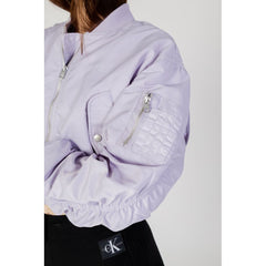 Calvin Klein Jeans Purple Polyamide Jackets & Coat -   -  Calvin Klein Jeans.