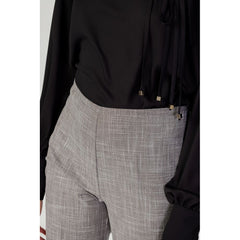 Sandro Ferrone Gray Polyester Pant -   -  Sandro Ferrone.