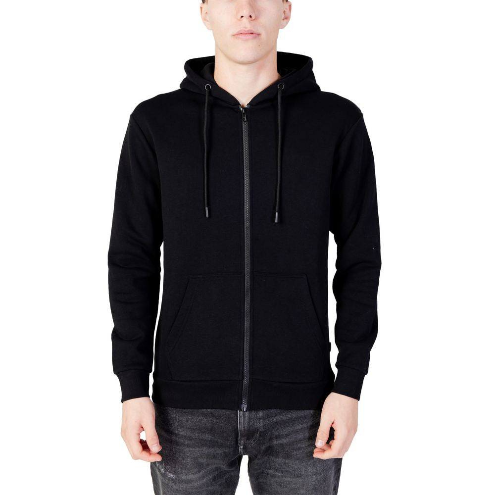 Jack Jones Black Polyester Hoody -   -  Jack Jones.
