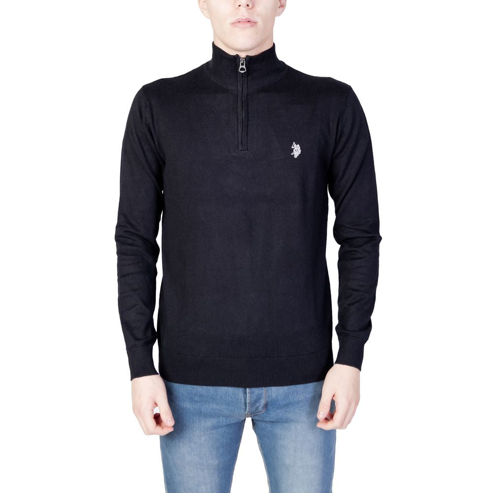 U.S. POLO ASSN. Black Cotton Sweater -   -  U.S. POLO ASSN..