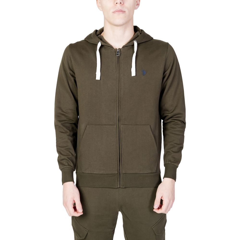 U.S. POLO ASSN. Green Cotton Hoody -   -  U.S. POLO ASSN..