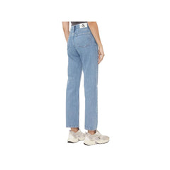 Calvin Klein Jeans Light Blue Cotton Relaxed Fit Jean -   -  Calvin Klein Jeans.