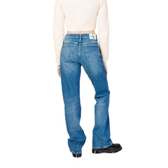 Calvin Klein Jeans Blue Cotton Mom Jean -   -  Calvin Klein Jeans.