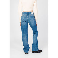 Calvin Klein Jeans Blue Cotton Mom Jean -   -  Calvin Klein Jeans.