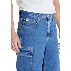 Calvin Klein Jeans Blue Cotton Bermuda -   -  Calvin Klein Jeans.