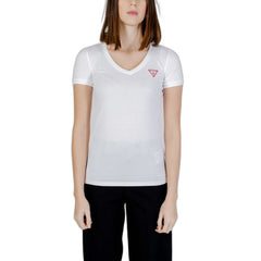 Guess White Cotton T-Shirt -   -  Guess.