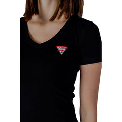 Guess Black Cotton T-Shirt -   -  Guess.
