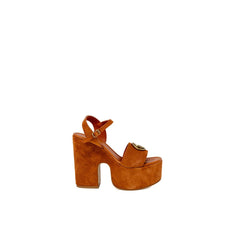 Guess Brown Suede Leather High Heel -   -  Guess.