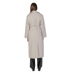 Only Beige Polyester Coat -   -  Only.