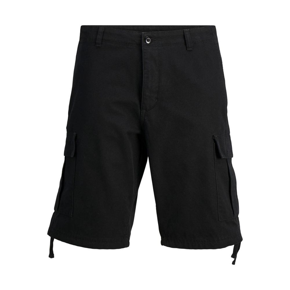 Jack Jones Black Cotton Bermuda -   -  Jack Jones.