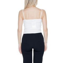 Only White Organic Cotton Tank Top -   -  Only.