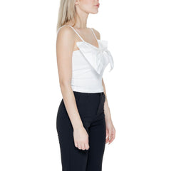 Only White Organic Cotton Tank Top -   -  Only.