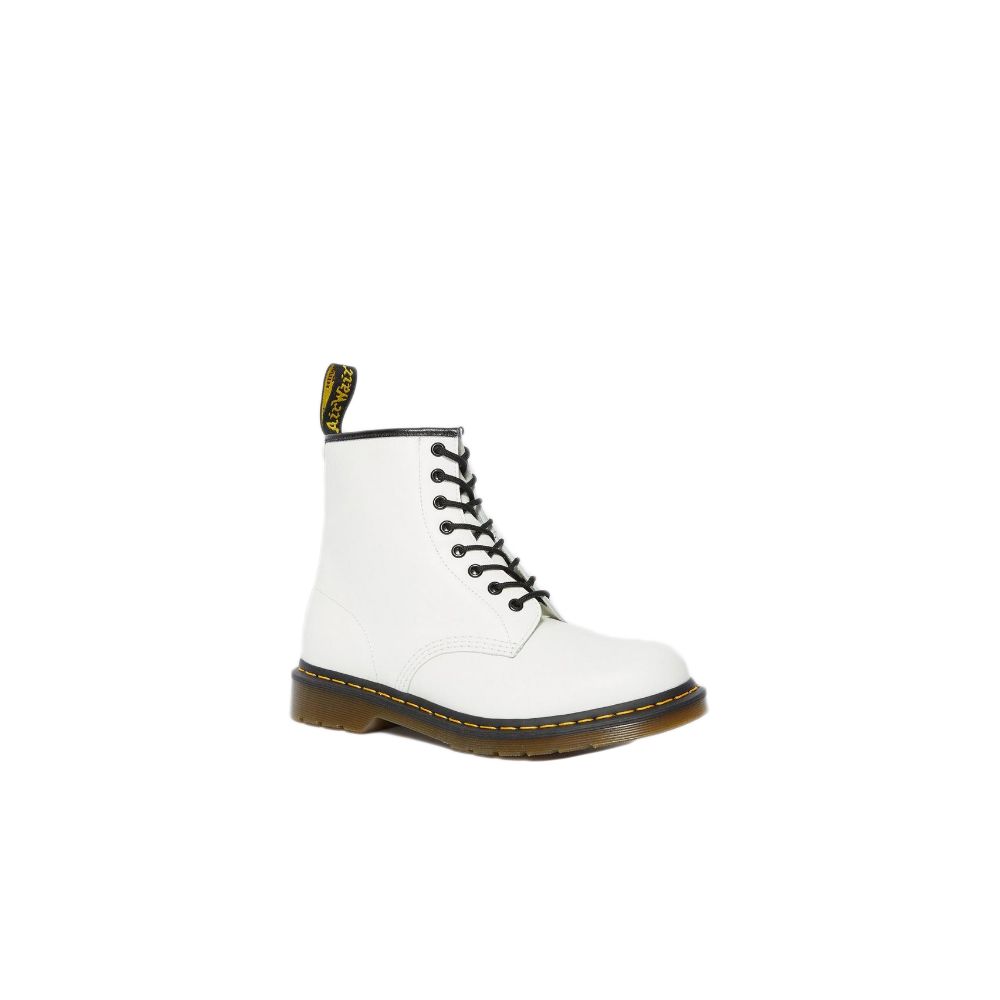Dr. Martens White Leather Boot -   -  Dr. Martens.