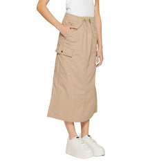 Street One Beige Cotton Skirt -   -  Street One.