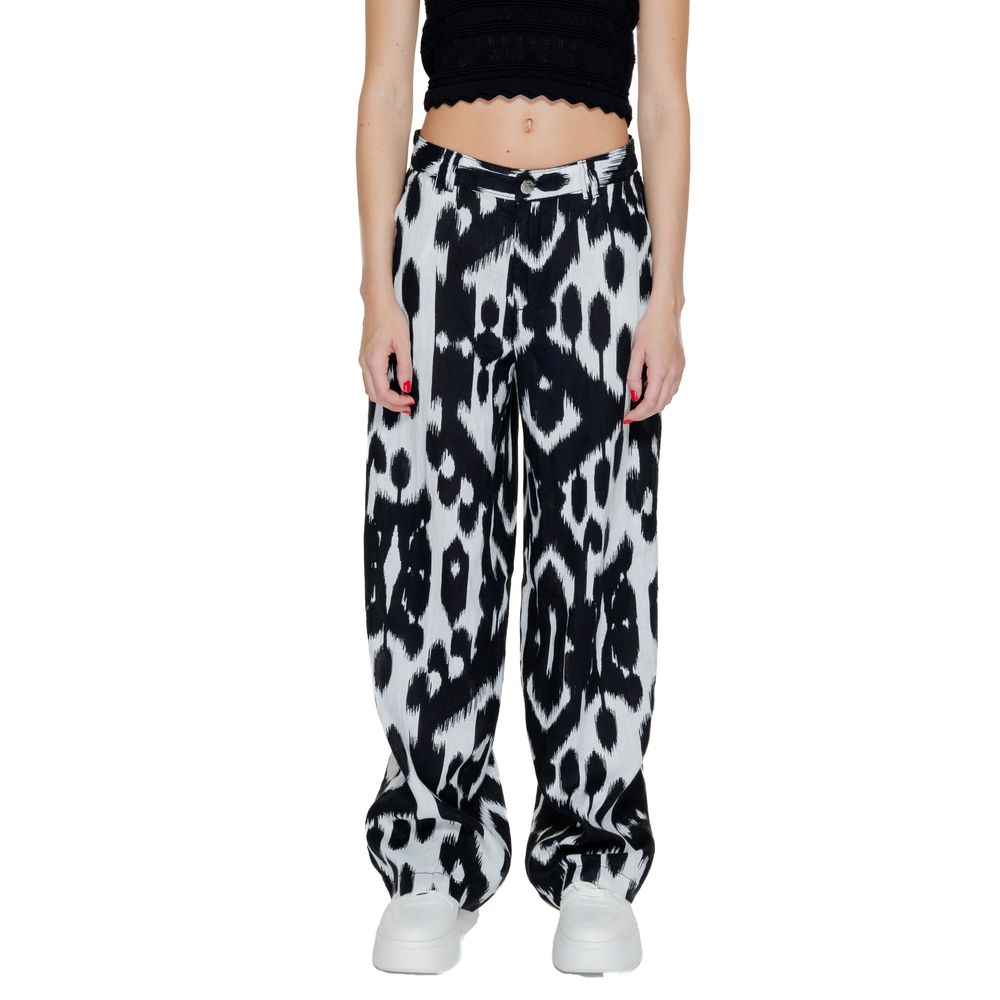 Street One Black Linen Pant -   -  Street One.