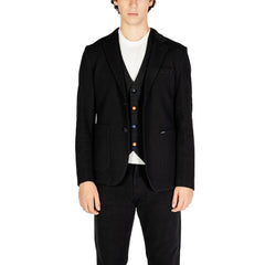 Gianni Lupo Black Cotton Blazer -   -  Gianni Lupo.