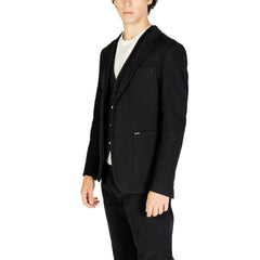 Gianni Lupo Black Cotton Blazer -   -  Gianni Lupo.