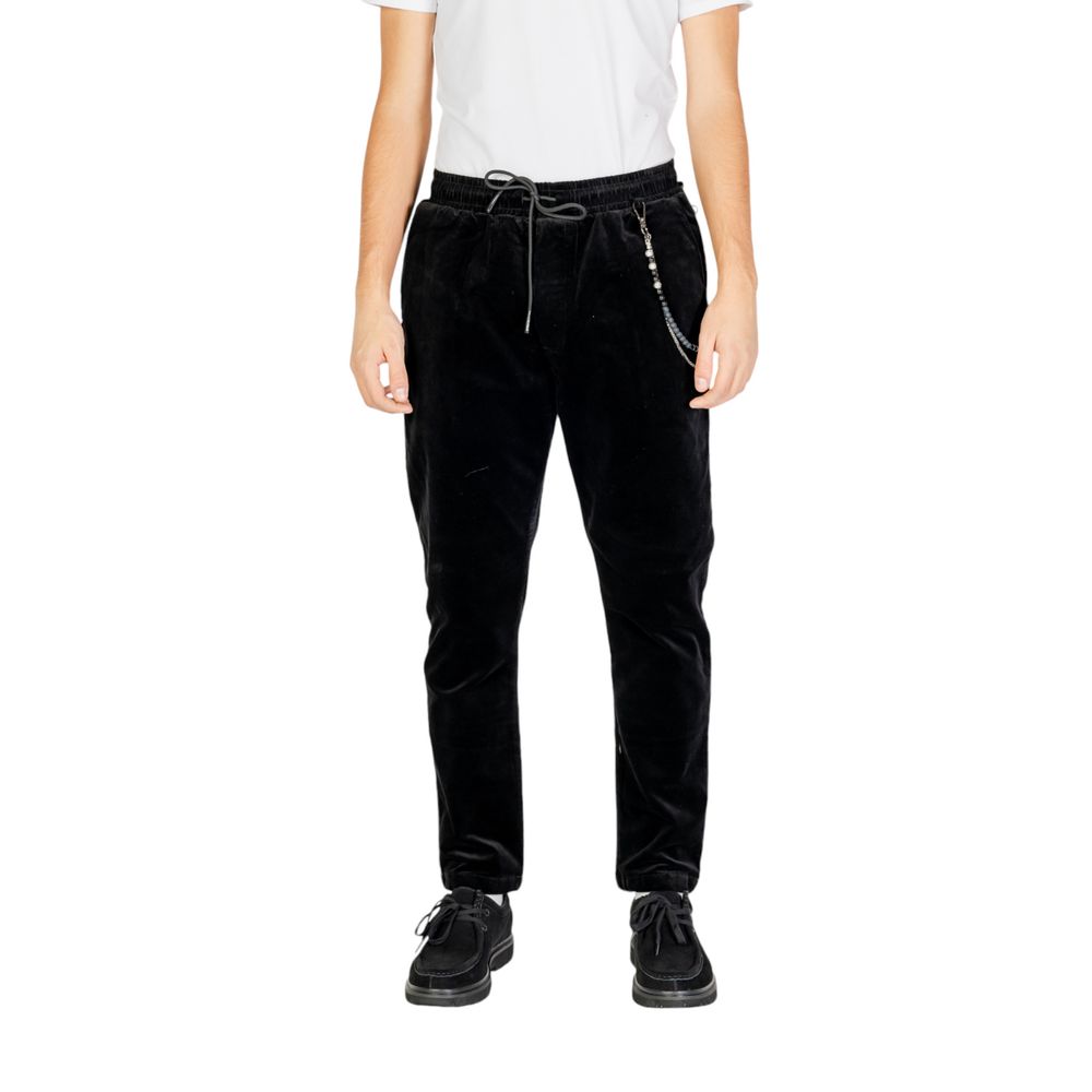 Gianni Lupo Black Cotton Pant -   -  Gianni Lupo.