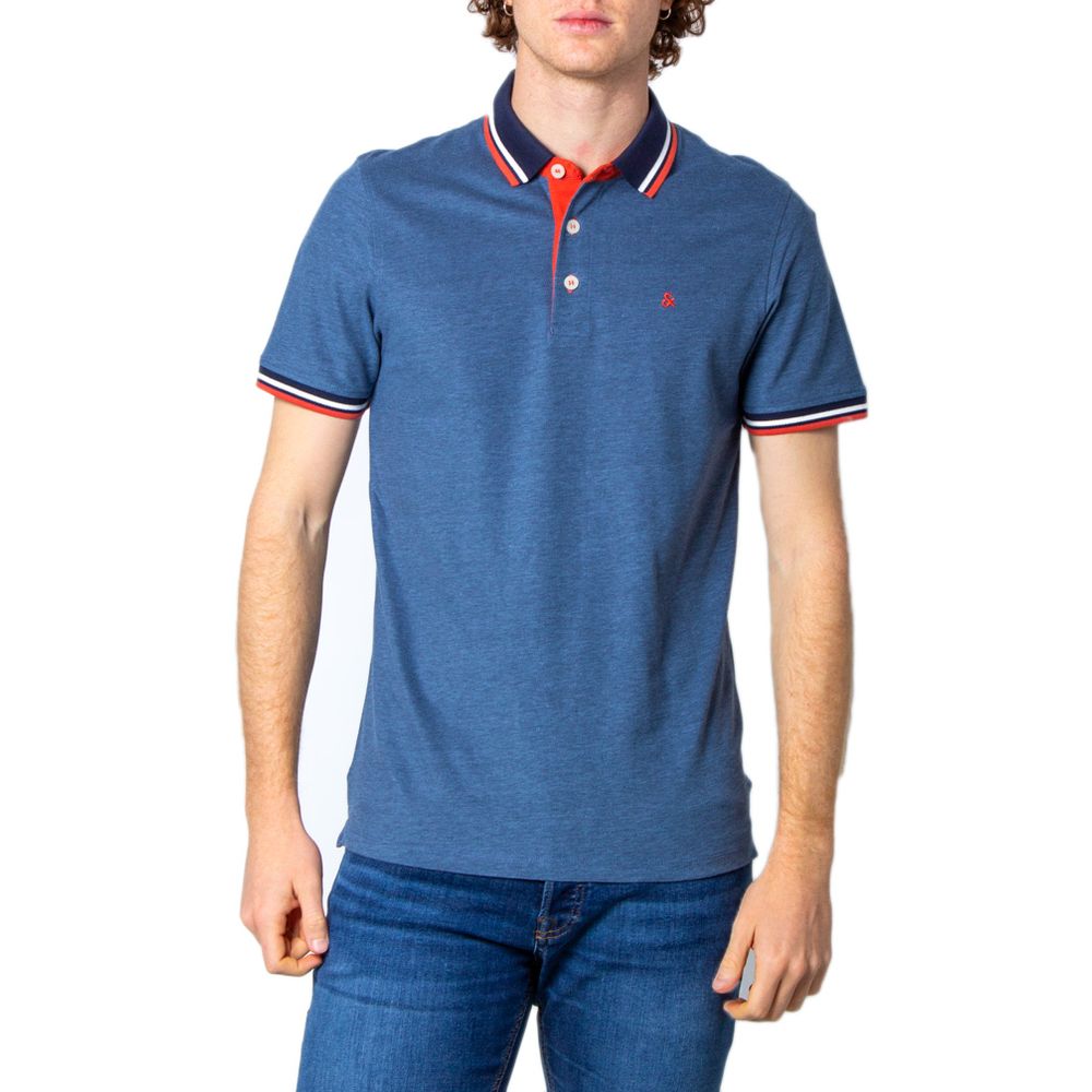 Jack Jones Blue Cotton Polo Shirt -   -  Jack Jones.