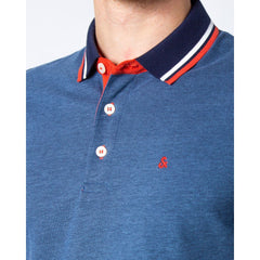 Jack Jones Blue Cotton Polo Shirt -   -  Jack Jones.