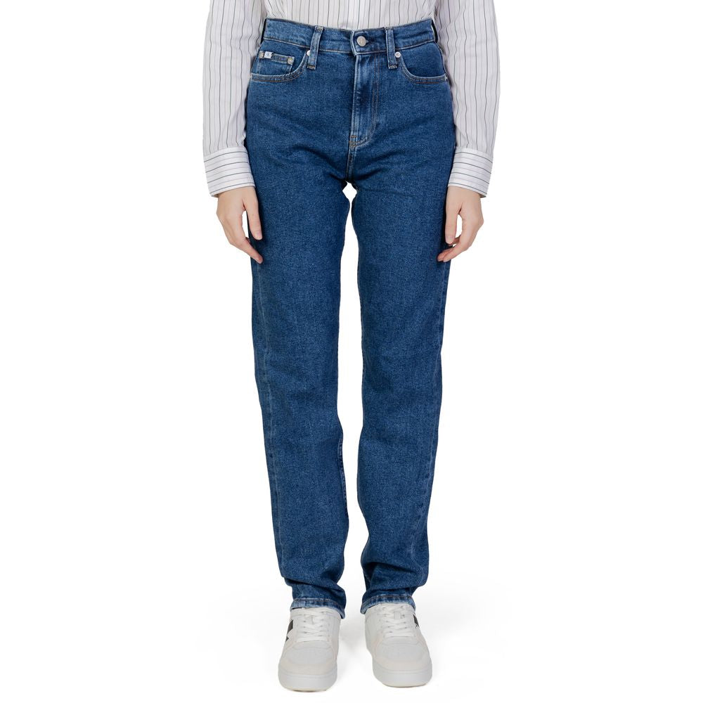 Calvin Klein Jeans Blue Cotton Slim Fit Jean -   -  Calvin Klein Jeans.