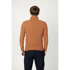 Gianni Lupo Brown Synthetic Turtleneck -   -  Gianni Lupo.