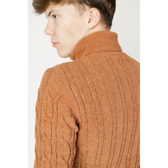 Gianni Lupo Brown Synthetic Turtleneck -   -  Gianni Lupo.