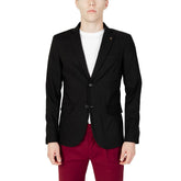 Gianni Lupo Black Cotton Blazer -   -  Gianni Lupo.