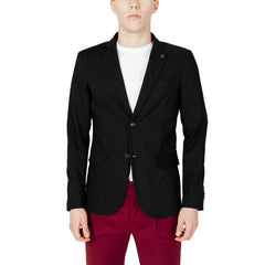 Gianni Lupo Black Cotton Blazer -   -  Gianni Lupo.