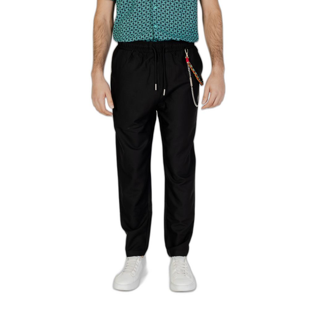 Gianni Lupo Black Polyester Pant -   -  Gianni Lupo.