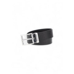 Guess Black Leather Belt -   -  Guess.