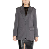 Only Gray Recycled Polyester Blazer -   -  Only.